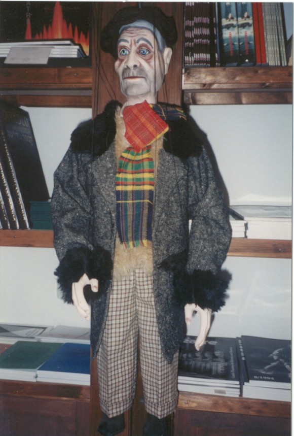 Hand-carved Czech puppet. (Courtesy Susan Hallet)