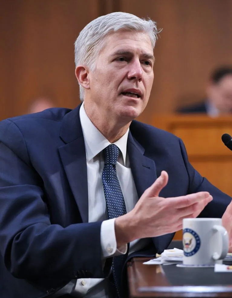 Neil Gorsuch during a hearing in the Hart Senate Office Building in Washington on March 22, 2017. (Mandel Ngan/AFP/Getty Images)
