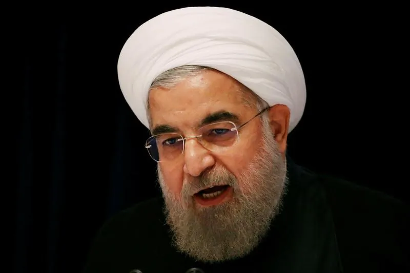 Iranian President Hassan Rouhani at a news conference near the United Nations General Assembly in the Manhattan borough of New York on Sep. 22, 2016. (REUTERS/Lucas Jackson)