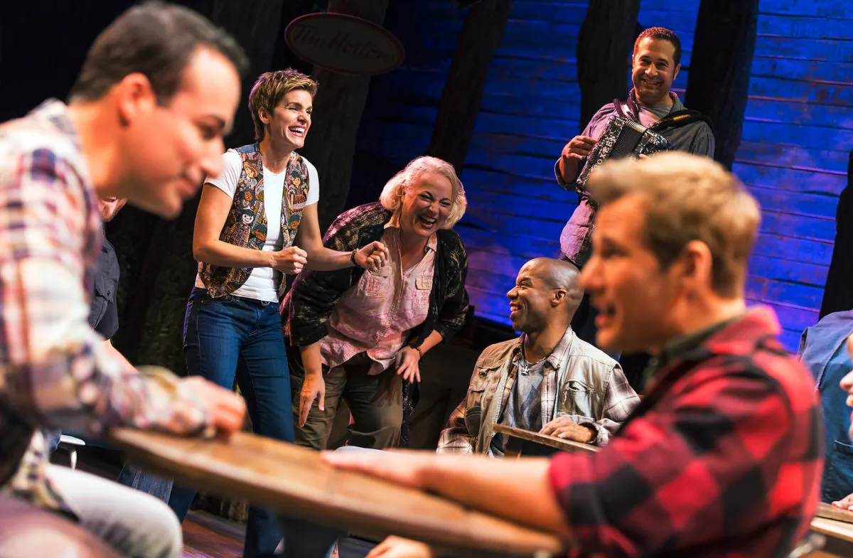 Cast from “Come From Away.” (Matthew Murphy)
