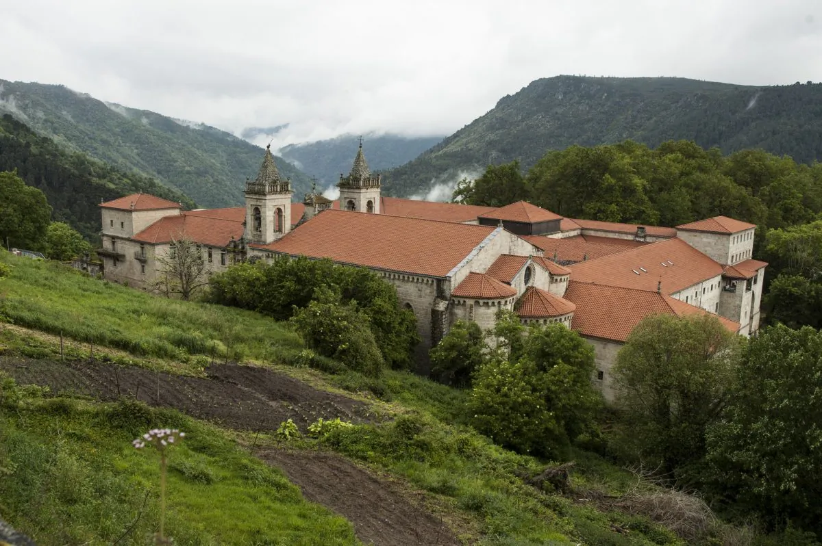 Hotel Parador San Estevo de Ribas de Sil, a reconverted ancient monastery in Galicia. (Carole Jobin)