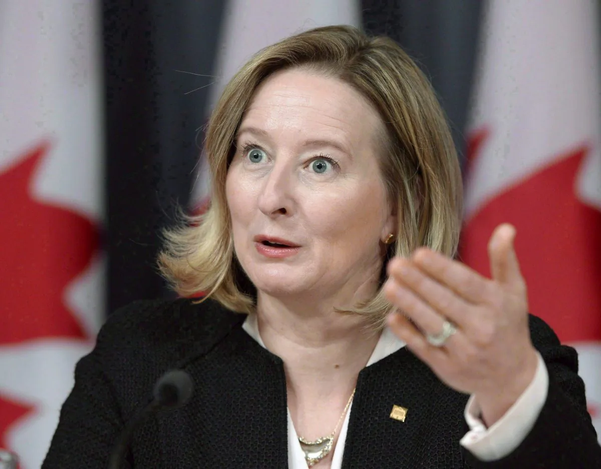 Carolyn Wilkins, Senior Deputy Governor of the Bank of Canada, speaks to reporters in Ottawa on July 13, 2016. (The Canadian Press/Justin Tang)