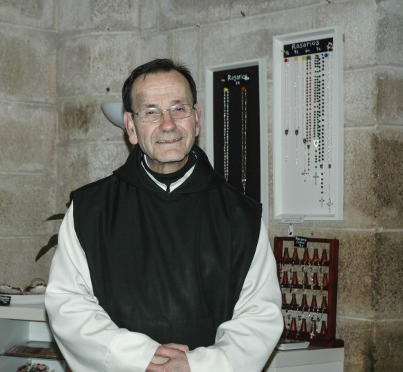 Father Alonso of the Oseria Monastery in Central Galicia. (Carole Jobin)
