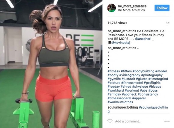 Tags like #shred, #timetogrind and #workhard suggest your new body is just around the corner. be_more_athletics/Instagram