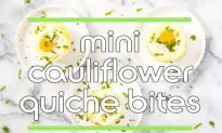 Recipe: Cauliflower Quiche Bites (Video)