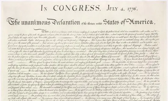 The Declaration of Independence Founded a Theistic Republic