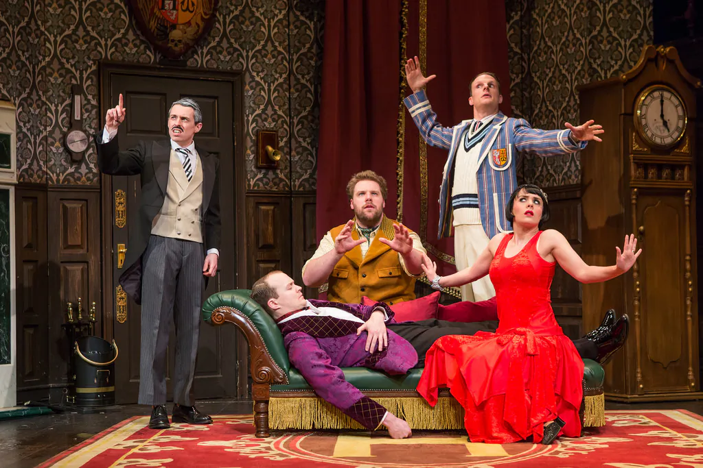 The cast of "The Play The Goes Wrong." (Jeremy Daniel)