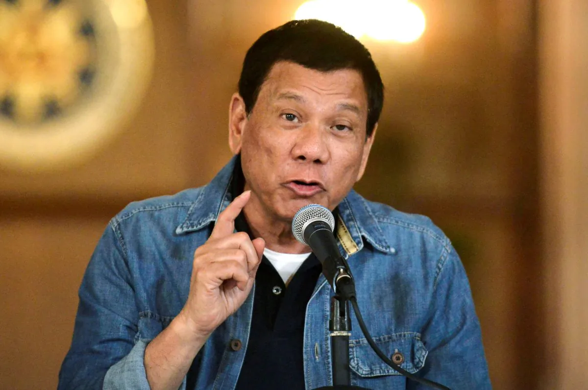 Philippine President Rodrigo Duterte at the Malacanang palace in Manila. Duterte has positioned the Philippines closer to China but needs the United States for security. (REUTERS/Ezra Acayan)