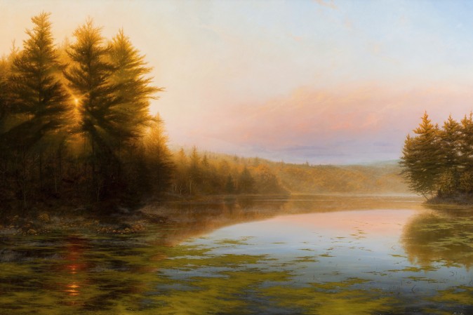 "Annunciation," 2016, by Kenneth Salaz. Oil on linen, 32 inches by 38 inches, finalist in the landscape category at the 12th ARC Salon. (Courtesy of Kenneth Salaz)