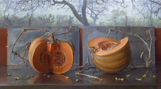 "Eternal Return," 2016, by Joke Frima. Oil on linen, 19 inches by 35 inches, finalist in the still life category at the 12th International ARC Salon. (Courtesy of Joke Frima)
