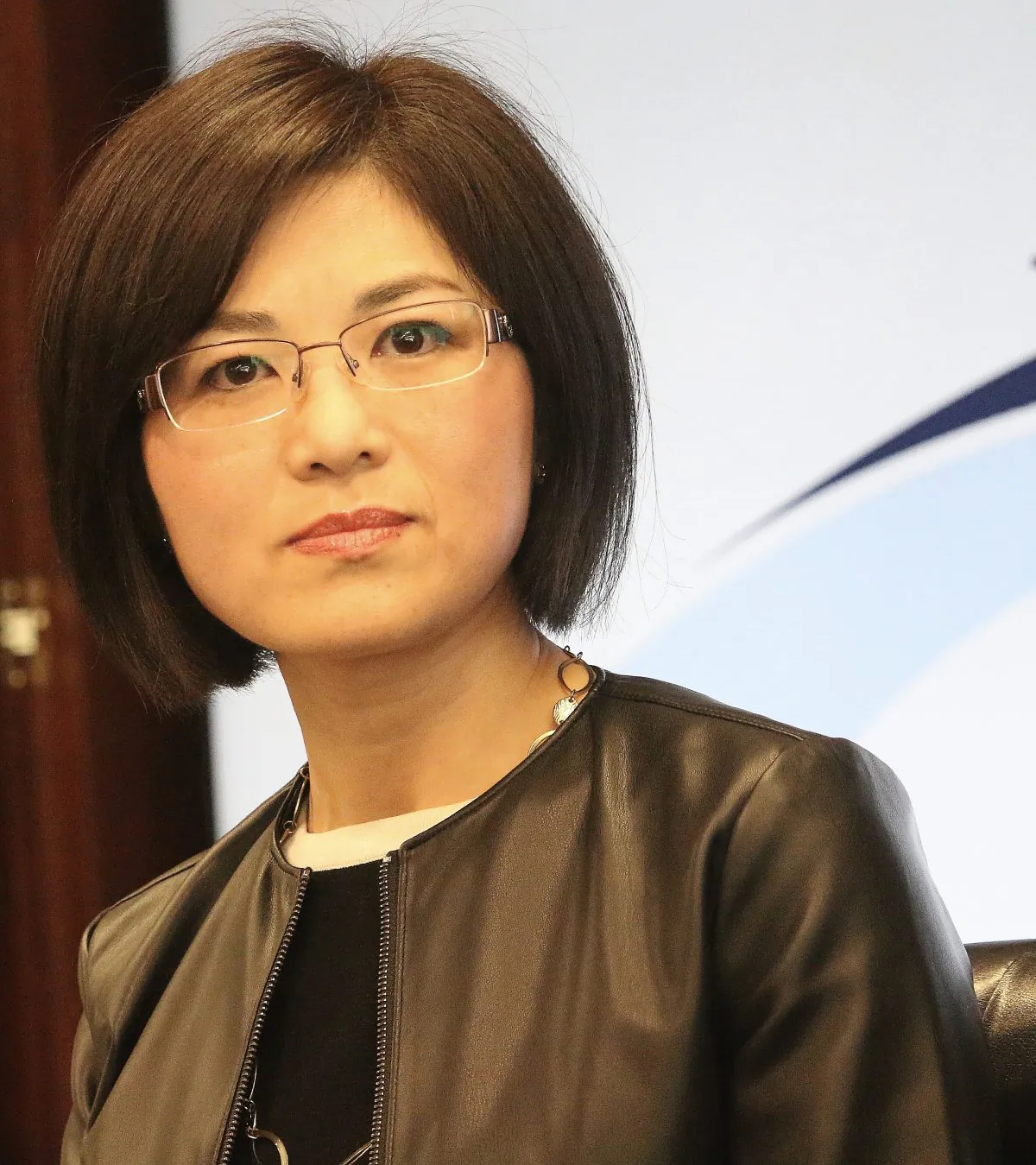 Doris Liu, director of the film “In the Name of Confucius,” discusses her documentary on Confucius Institutes at the Alliance Defending Freedom, April 26. (Gary Feuerberg/ The Epoch Times)