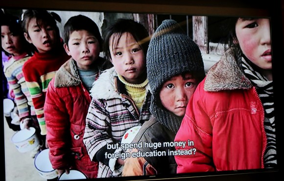 Screen shots from the documentary, 