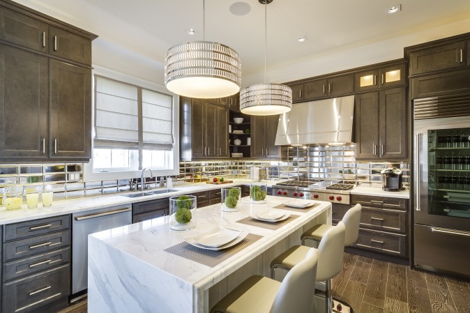 SkyHomes' The Opal Model Kitchen, (Courtesy of Kleinburg Crown Estates)