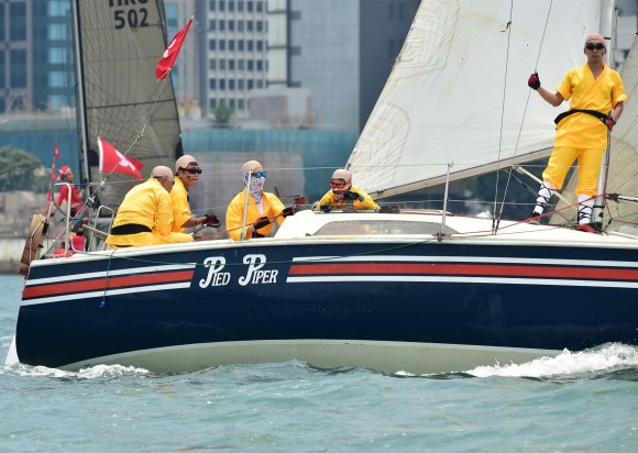 Kung Fu Masters on 'Pied Piper' during the RHKYC Nations Cup on Sunday April 30, 2017. (Bill Cox/Epoch Times)