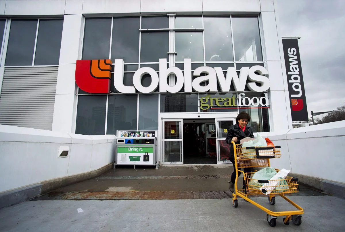 File photo of a Loblaws grocery store in Toronto. (The Canadian Press/Nathan Denette)