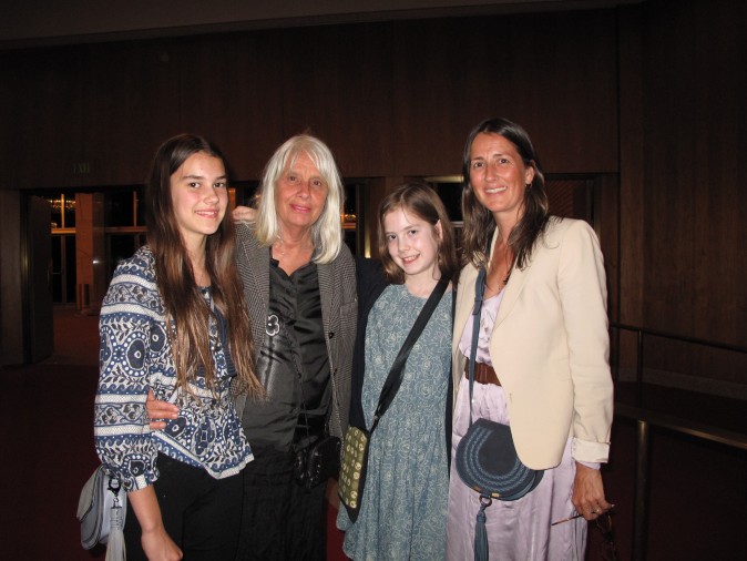 Anna Getty, former actress and producer, is a great granddaughter and heir of the late J. Paul Getty. Ms. Getty was described by Forbes magazine in 2007 as one of the world's 20 most intriguing billionaire heiresses, largely for her work on green living. She is now a full-time mom of four children. Ms. Getty (R), her mother, Gisela Getty (L), and two of her daughters, enjoyed Shen Yun Performing Arts at the Dorothy Chandler Pavilion in Los Angeles on April 28, 2017.