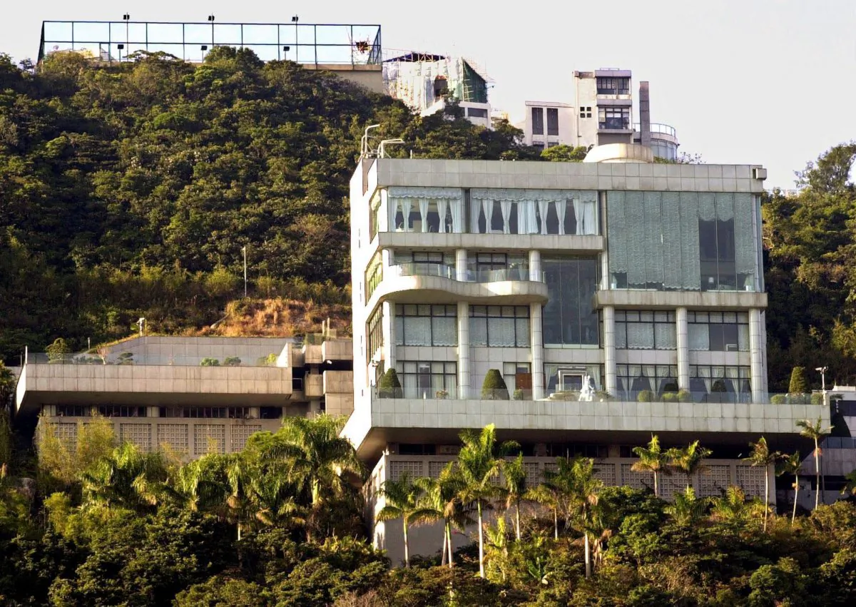 Genesis, a palatial residence and once one of the world's priciest properties, on Hong Kong's prestigious Victoria Peak. (AP Photo/Anat Givon)