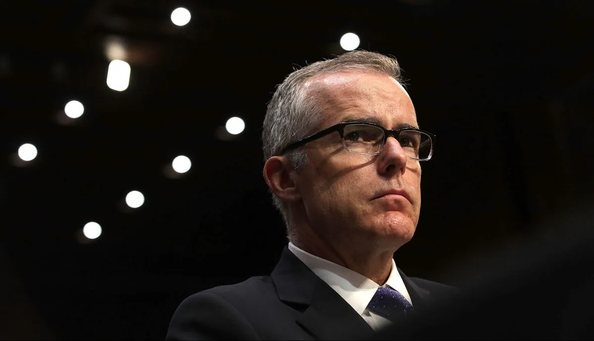 Acting FBI Director Andrew McCabe testifies before the Senate intelligence committee on May 11, 2017. (Alex Wong/Getty Images)