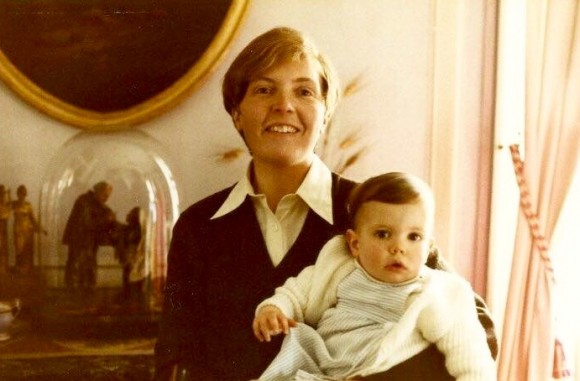 Baby Sibylle Eschapasse with her mother in France. (Rene-Victor Eschapasse)