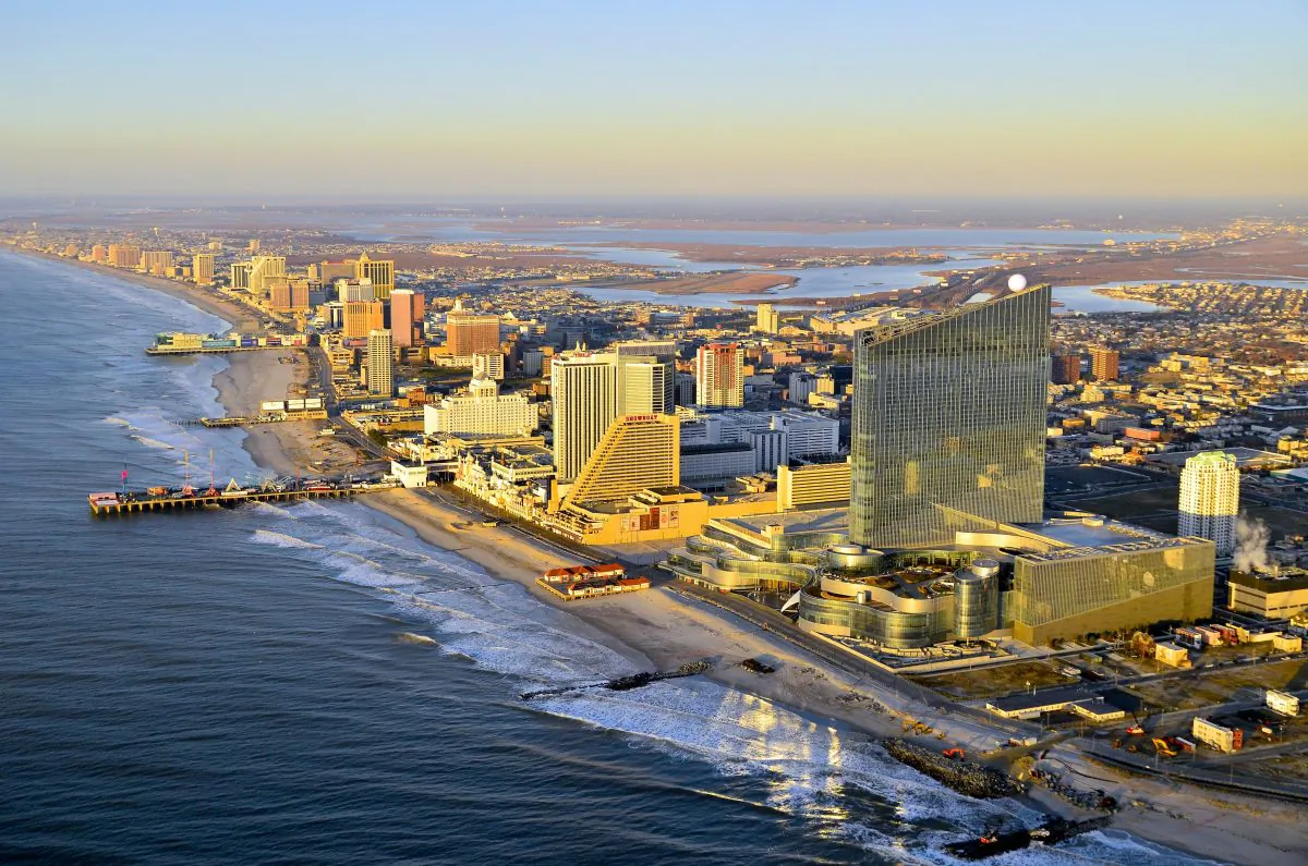 Aerial view of Atlantic City. (Bob Krist)