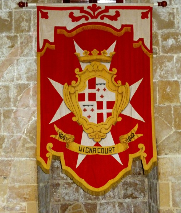 A Knights of St. John Grandmaster's pennanant. (Manos Angelakis)