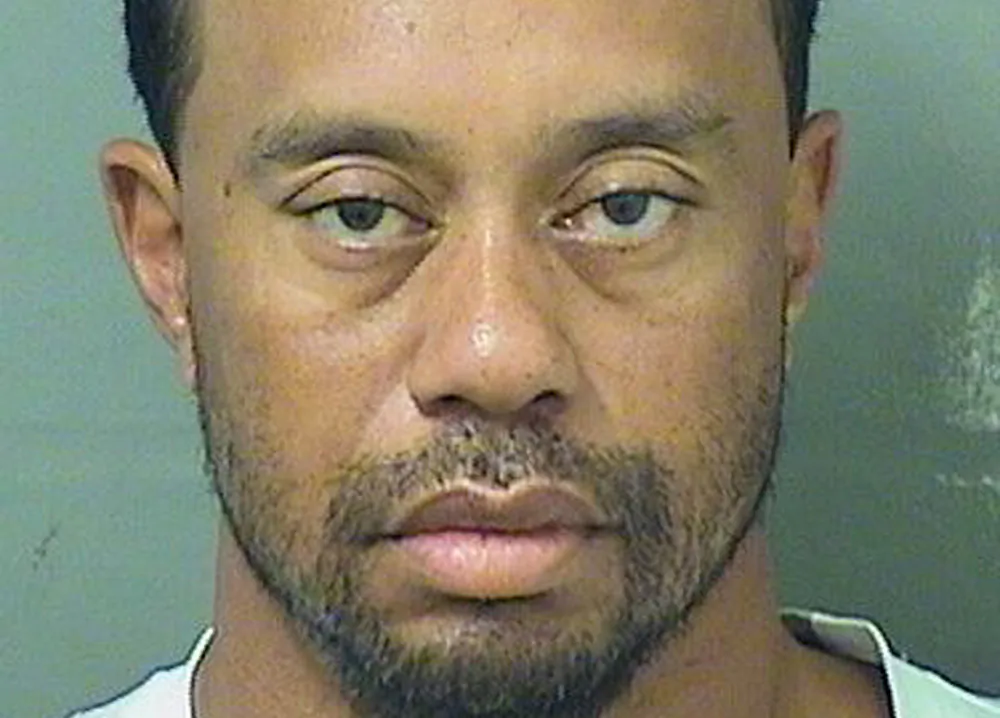 Tiger Eldrick Woods appears in a booking photo released by Palm Beach County Sheriff's Office in Palm Beach Fla., on May 29, 2017. (Palm Beach County Sheriff's Office/Handout via Reuters)