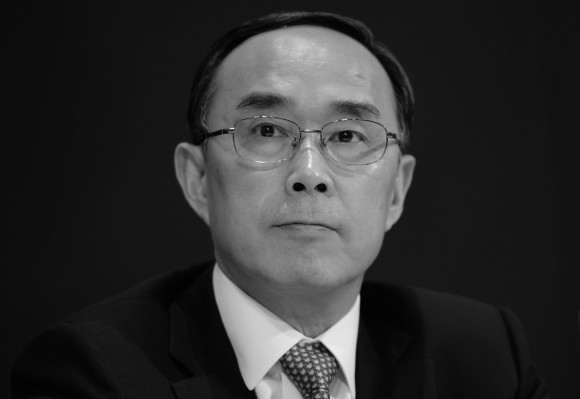 Chang Xiaobing, former head of China Telecom and China Unicom, in Hong Kong on Aug. 8, 2013. (Dale de la Rey/AFP/Getty Images)