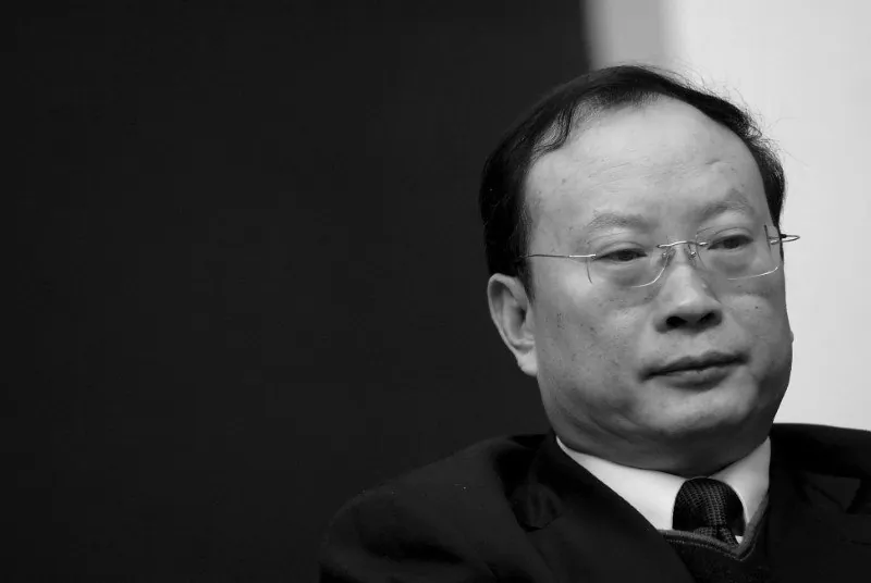 Former statistics bureau chief Wang Baoan attends a news conference in Beijing on Jan. 13, 2010. (Reuters/Stringer)