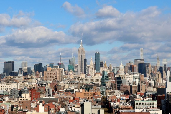View from the rooftop of Hotel 50 Bowery. (Chris Sanders)