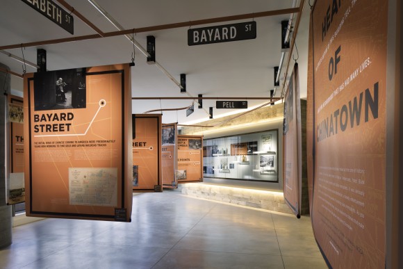 A display at the Museum of Chinese in America's permanent exhibition
