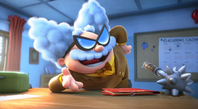 Professor Poopypants (voiced by Nick Kroll) in DreamWorks Animation's