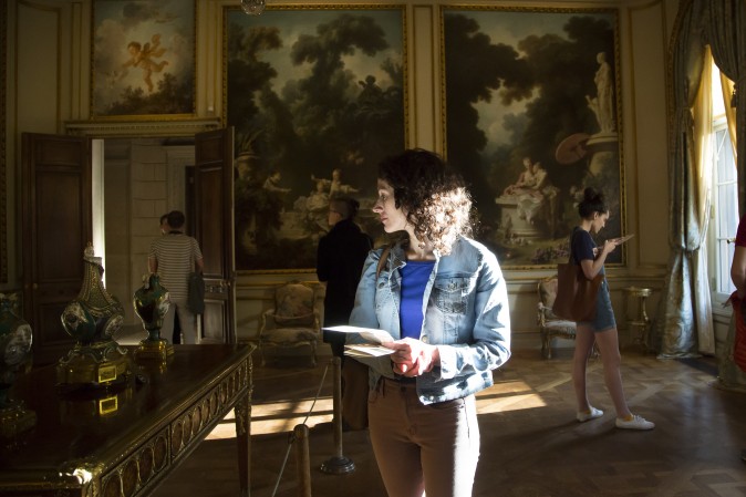 People enjoy the "First Fridays" event at The Frick Collection in New York City on June 2, 2017. (Samira Bouaou/The Epoch Times)