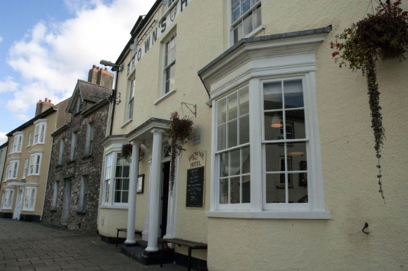 Brown's Hotel, where Dylan Thomas held court in the bar and where his wake was held after he died. (Carole Jobin