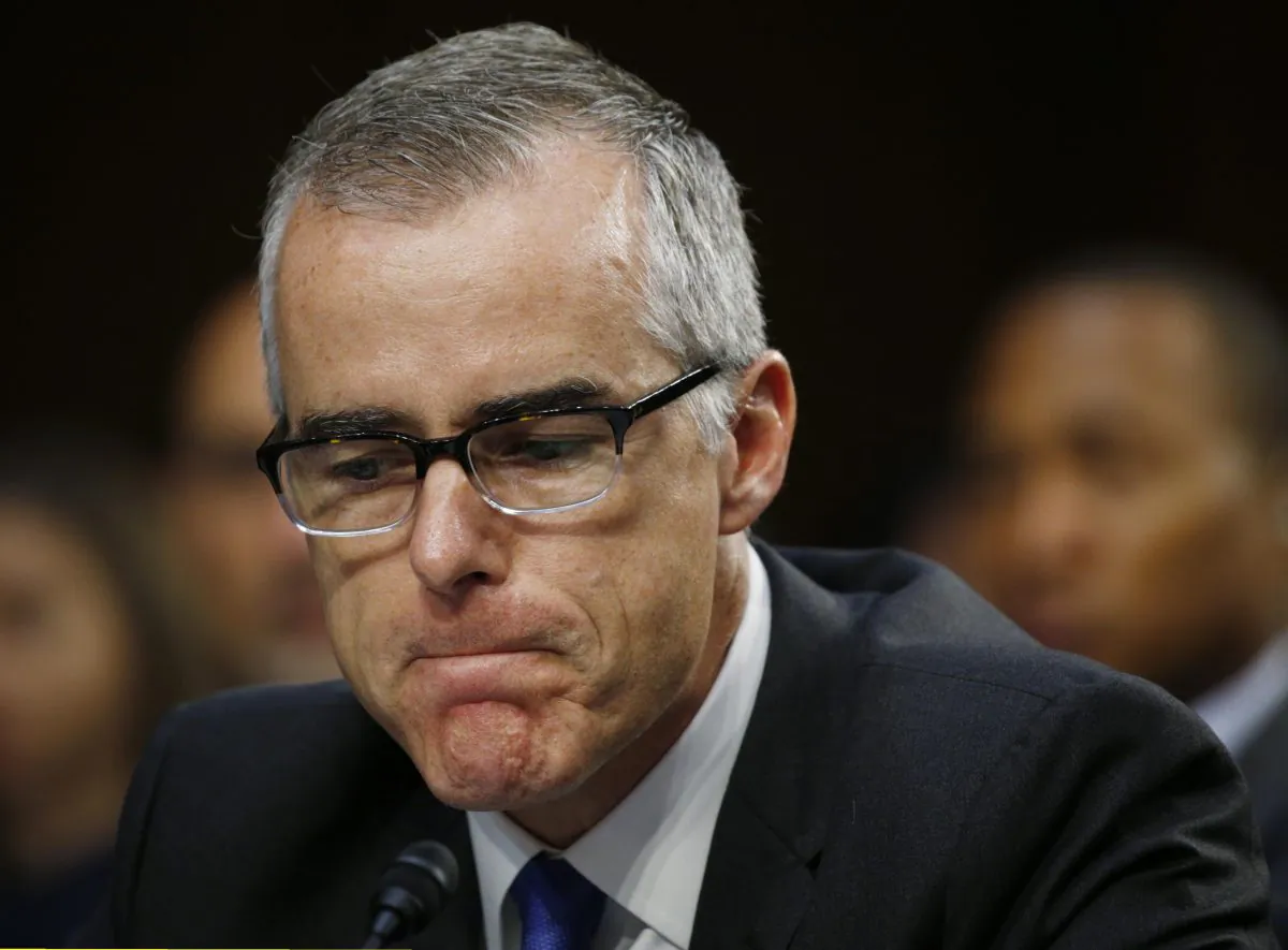 Former Deputy FBI Director Andrew McCabe. (REUTERS/Kevin Lamarque)
