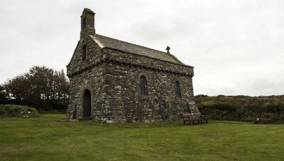 St. Non's Chapel. St.Non was the mother of St. David, the patron saint of Wales. A nearby natural well is reputed to contain healing waters. (Carole Jobin)