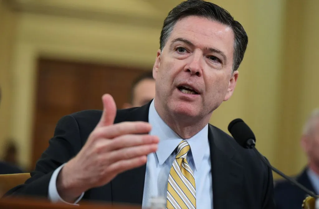 FBI Director James Comey during the House Permanent Select Committee on Intelligence hearing on Russian actions during the 2016 election campaign on Capitol Hill in Washington on March 20, 2017 (MANDEL NGAN/AFP/Getty Images)