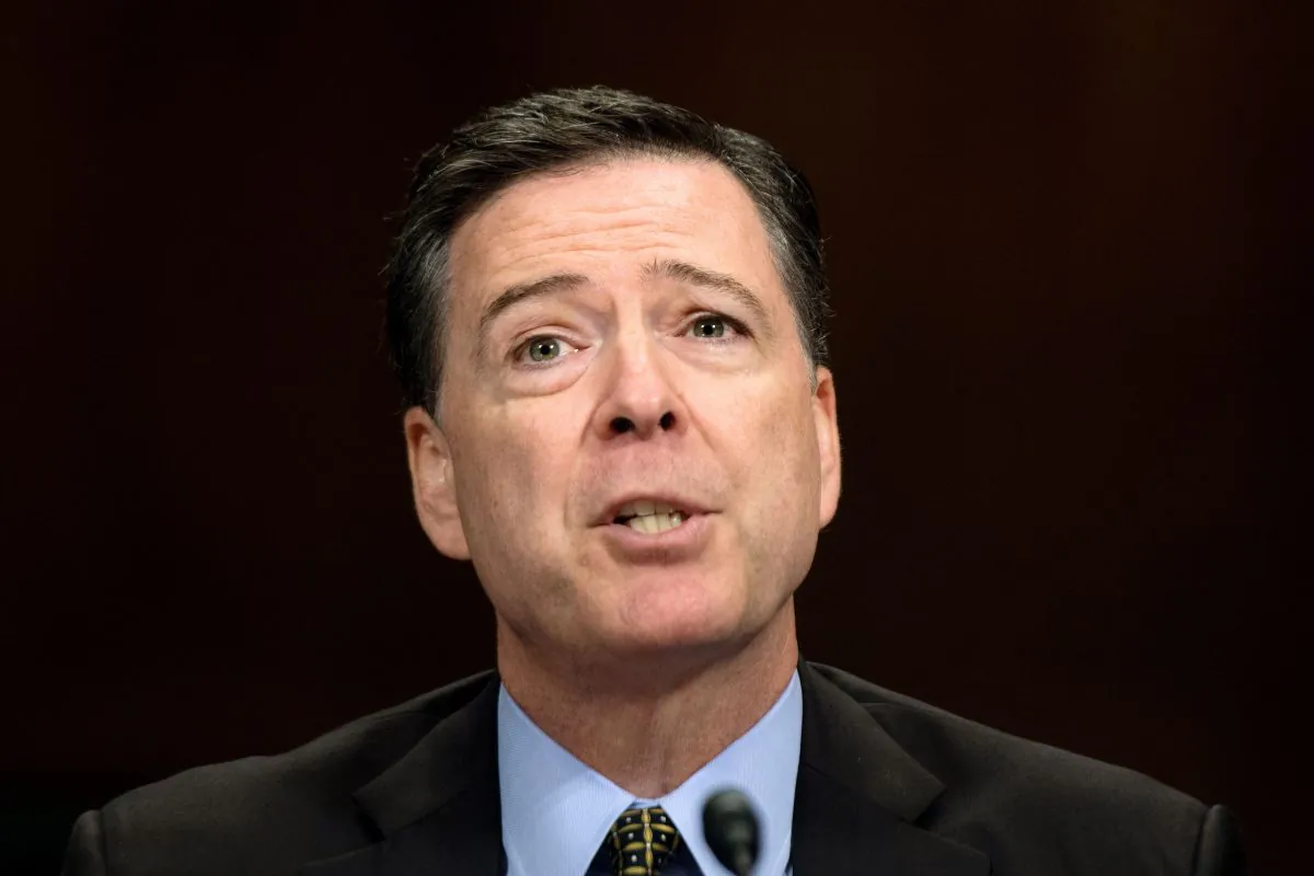 FBI Director James Comey testifies before the Senate Judiciary Committee on Capitol Hill on May 3, 2017. (JIM WATSON/AFP/Getty Images)