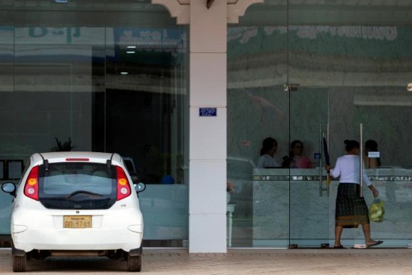 Fertility clinic Miracle IVF Center is seen in Vientiane, Laos June 7, 2017. (Reuters/Phoonsab Thevongsa)