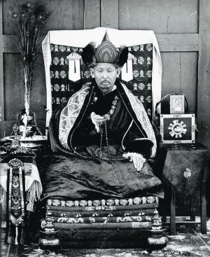 Dashi-Dorzho Itigelov in 1927, the year of his death. (Wikimedia Commons)