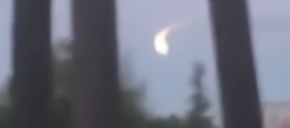 A screenshot of a similar incident in Hungary. (Youtube)