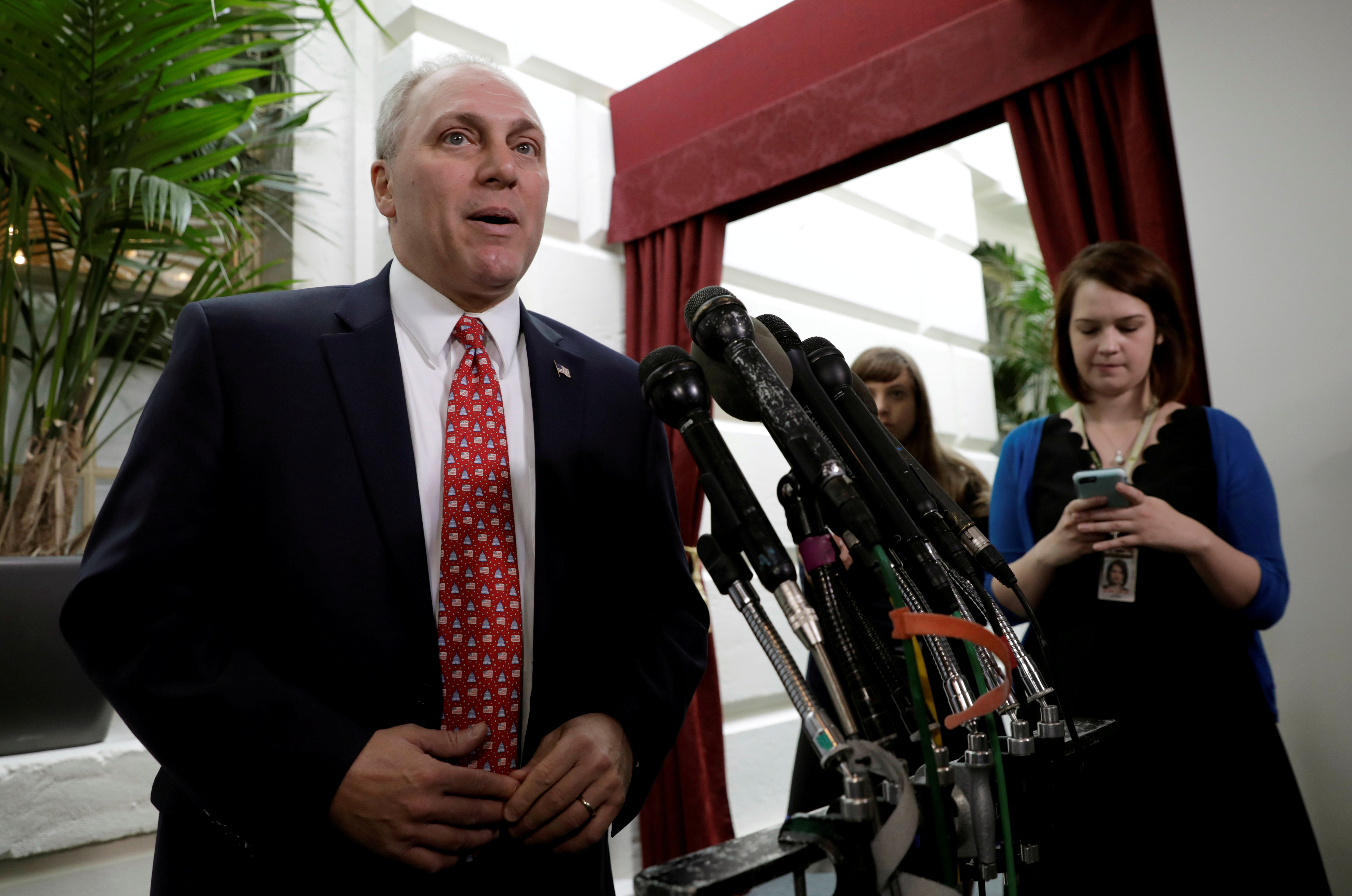 House Majority Whip Steve Scalise in a file photo. (REUTERS/Kevin Lamarque)