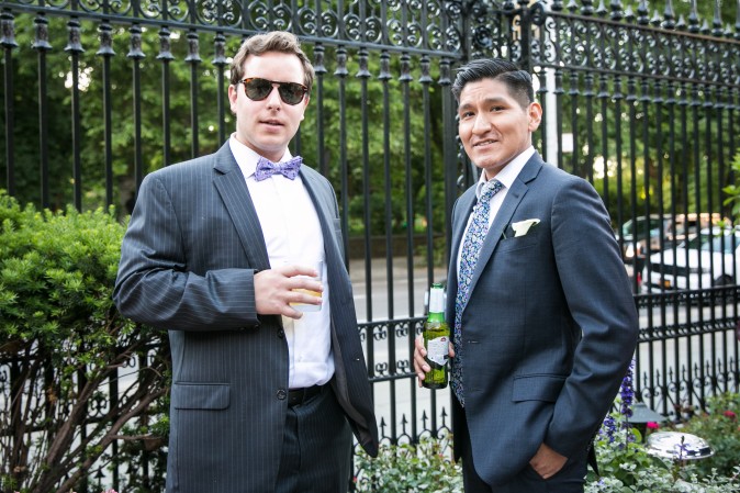 Jeff Bode and David English. (Benjamin Chasteen/The Epoch Times)