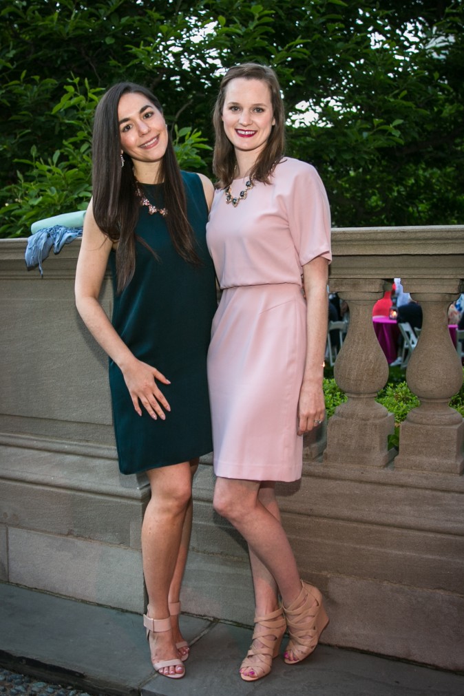 Iris Fernandez and Hanna Giordano. (Benjamin Chasteen/The Epoch Times)