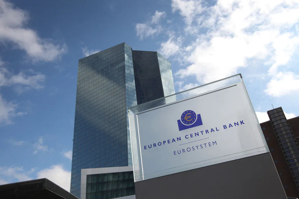 The European Central Bank (ECB) is pictured in Frankfurt am Main, Germany, on March 9, 2017.
(Daniel Roland/file/AFP/Getty Images)
