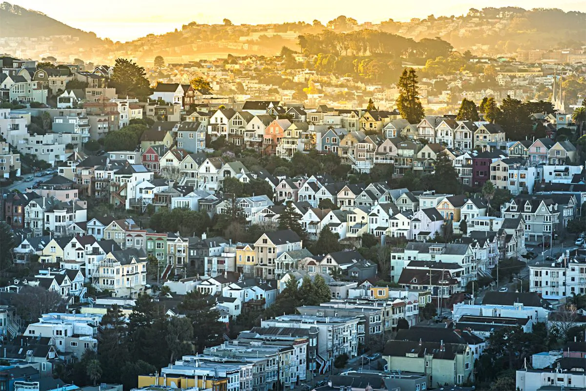 A neighborhood in the San Francisco Bay Area in this file photo. According to a poll by the Bay Area Council, a growing number of residents are considering leaving the Bay Area. (PUNG/SHUTTERSTOCK)