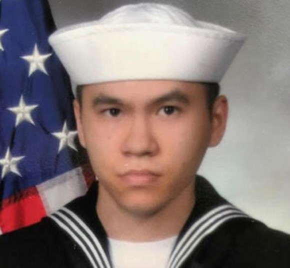 Sonar Technician 3rd Class Ngoc T Truong Huynh, 25, from Oakville, Connecticut, one of the dead sailors identified by the U.S. Navy from a collision between the U.S. Navy destroyer USS Fitzgerald and Philippine-flagged merchant vessel, is seen in this undated handout photo released by the U.S. Navy on June 19, 2017. (Courtesy of U.S. Navy/Handout via Reuters)