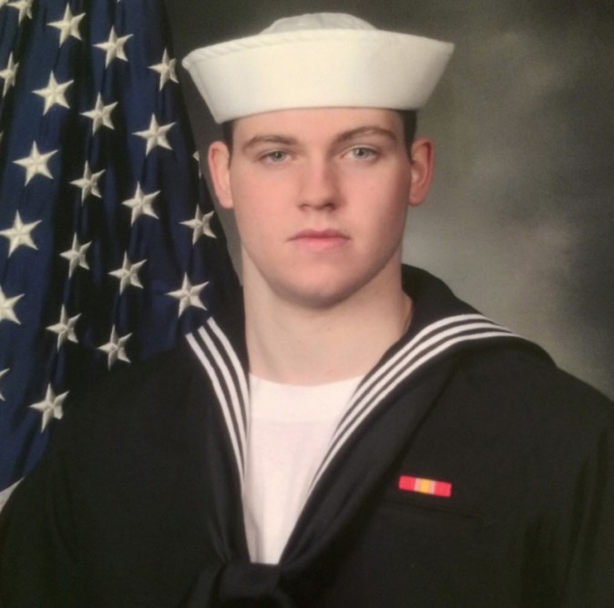 Gunner's Mate Seaman Dakota Kyle Rigsby, 19, from Palmyra, Virginia, one of the dead sailors identified by the U.S. Navy from a collision between the U.S. Navy destroyer USS Fitzgerald and Philippine-flagged merchant vessel, is seen in this undated handout photo released by the U.S. Navy on June 19, 2017. Courtesy of U.S. (Navy/Handout via Reuters)
