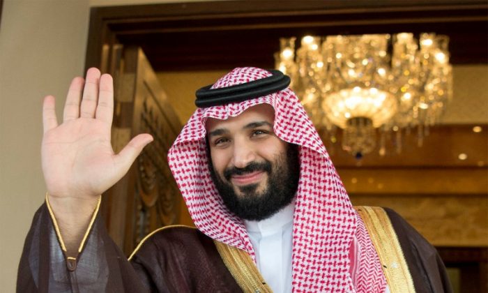 Saudi Crown Prince Mohammed bin Salman in Riyadh, Saudi Arabia, on April 11, 2017. (Bandar Algaloud/Courtesy of Saudi Royal Court/Handout/File Photo via Reuters)