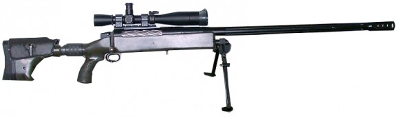 McMillan TAC-50 heavy sniper rifle. The same rifle model was used by the Canadian sniper to set the world record for the longest kill shot. (MathKnight [CC BY-SA 3.0 (http://creativecommons.org/licenses/by-sa/3.0)], via Wikimedia Commons)