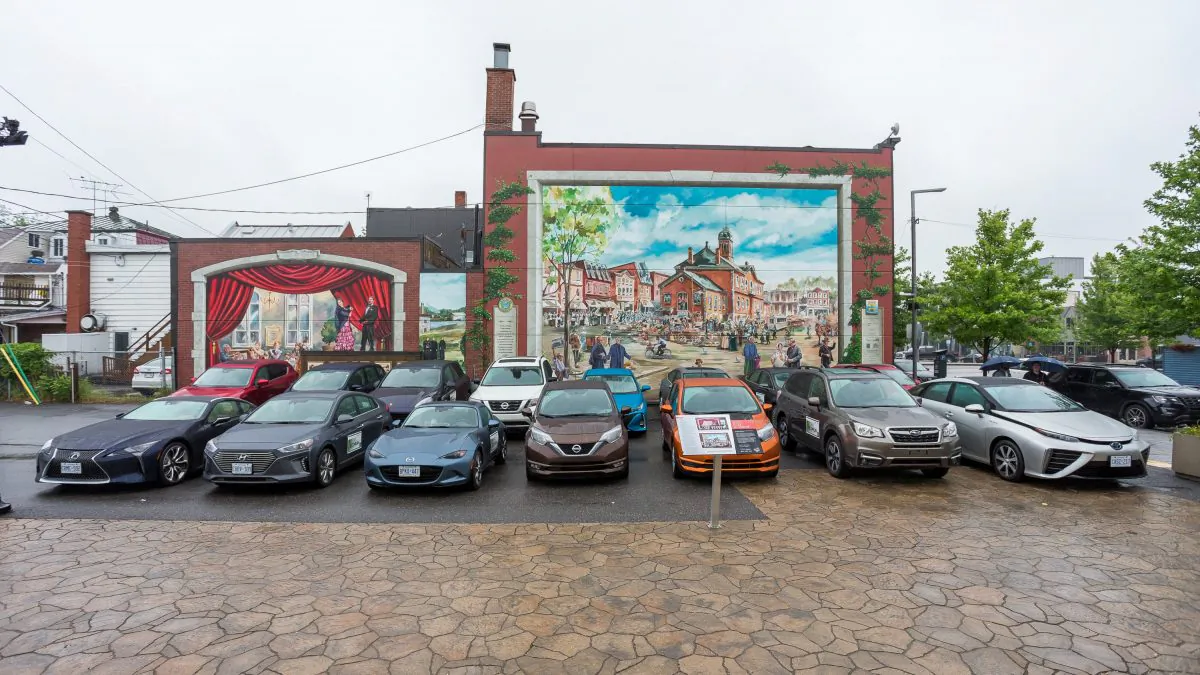 Many EcoRun autos (Courtesy of AJAC)